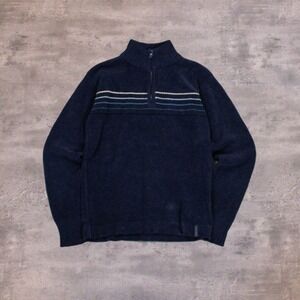 Y2K 00's Brody Half Quarter Zip 1/4 Zip Knit Sweater Knitted Pullover Sweater
